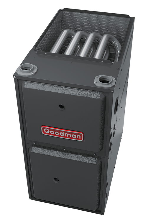 GR9S960603BN – 60,000 BTU 96% AFUE Upflow/Horizontal Single Stage Goodman Gas Furnace side upper angle2