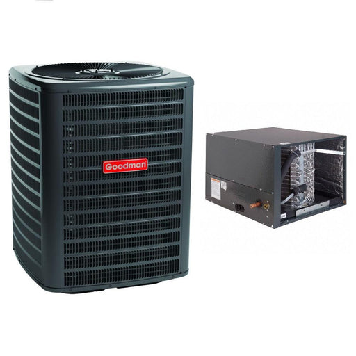 1.5 Ton 14.3 SEER2 Goodman AC GSXH501810 and Horizontal Coil CHPTA1822A4 - Bundle View