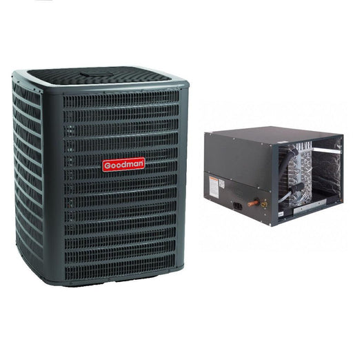 2 Ton 14.3 SEER2 Goodman AC GSXC702410 and Horizontal Coil CHPTA2426B4 - Bundle View