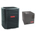 2 Ton 14.3 SEER2 Goodman AC GSXC702410 and Vertical Coil CAPTA2422A4 - Bundle View