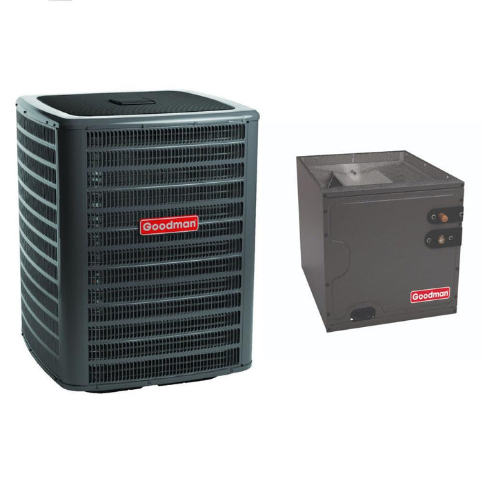 2 Ton 14.3 SEER2 Goodman AC GSXC702410 and Vertical Coil CAPTA2422B4 - Bundle View