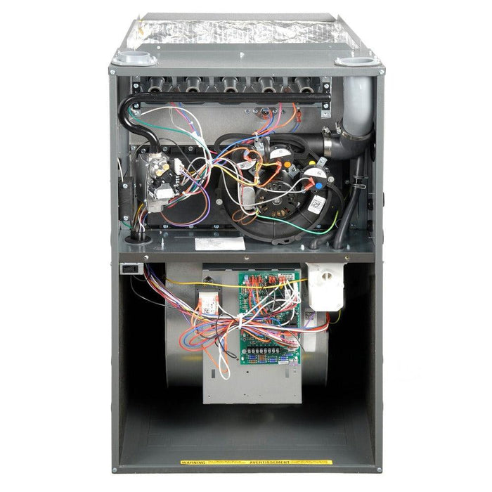 2 Ton 14.3 SEER2 Goodman AC GSXM402410 and 96% AFUE 40,000 BTU Gas Furnace GM9C960403AN Horizontal System with Coil CHPTA3026B4 - Furnace Rear View