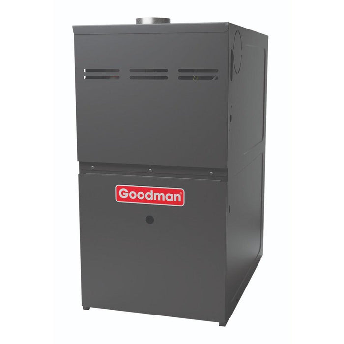 2 Ton 14.3 SEER2 Goodman AC GSXN402410 and 80% AFUE 60,000 BTU Gas Furnace GM9S800603AU Horizontal System with Coil CHPTA2426C4 - Furnace Front View
