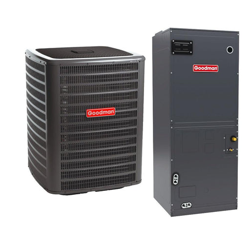 2 Ton 17.2 SEER2 Goodman AC GSXC702410 with Multi-Position Air Handler AVPTC29B14 - Bundle View