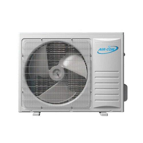 Air-Con 18,000 BTU 22 SEER 2-Zone Ceiling Cassette 9k+9k Mini Split Air Conditioner and Heater System