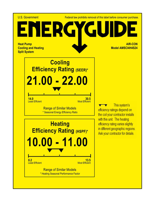 Air-Con 24,000 BTU 20 SEER 3-Zone Wall Mounted 9k+9k+9k Mini Split Air Conditioner and Heater System