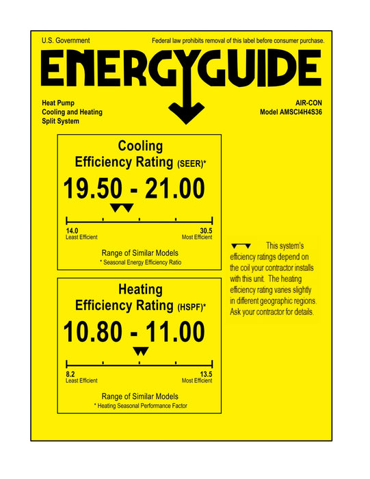 Air-Con 36,000 BTU 20 SEER 3-Zone Ceiling Cassette 12k+12k+12k Mini Split Air Conditioner and Heater System