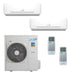 Air-Con 36,000 BTU 21 SEER 2-Zone Wall Mounted 12k+24k Mini Split Air Conditioner and Heater System