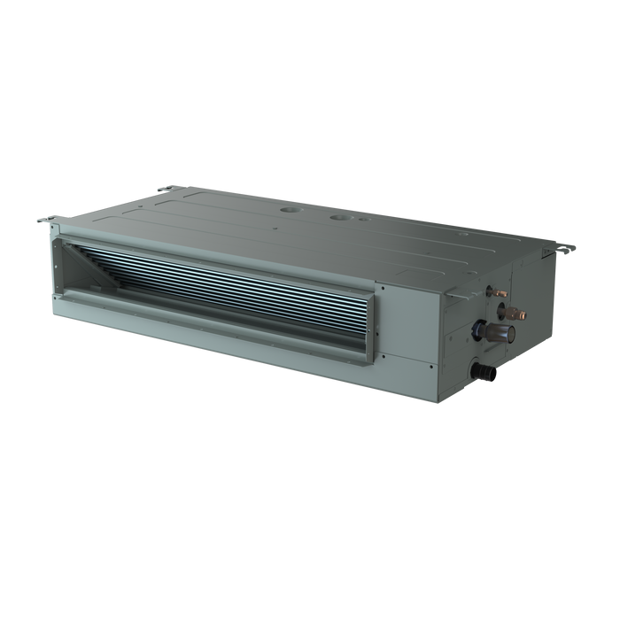 Air-Con Sky Pro Series 12,000 BTU 19 SEER Single Zone Concealed Duct Mini Split Air Conditioner and Heater System