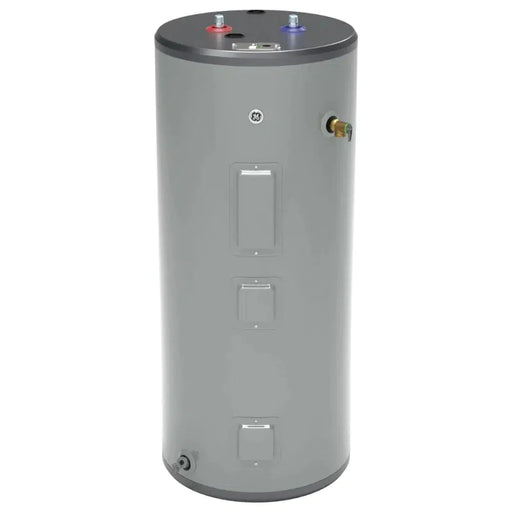 GE RealMAX Choice Model 40 Gallon Capacity Short Electric Water Heater - Front View