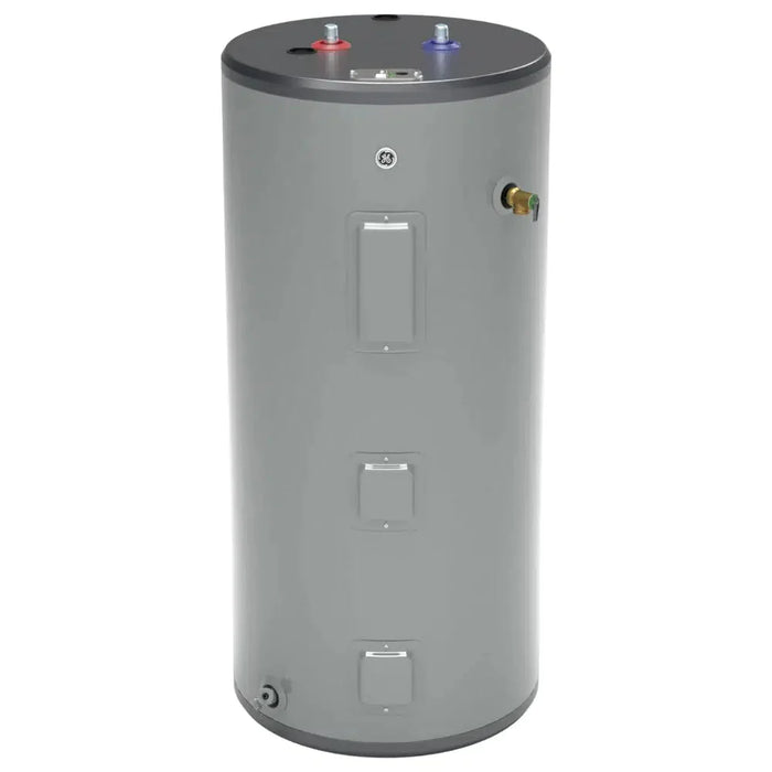 GE RealMAX Choice Model 50 Gallon Capacity Short Electric Water Heater - Front View