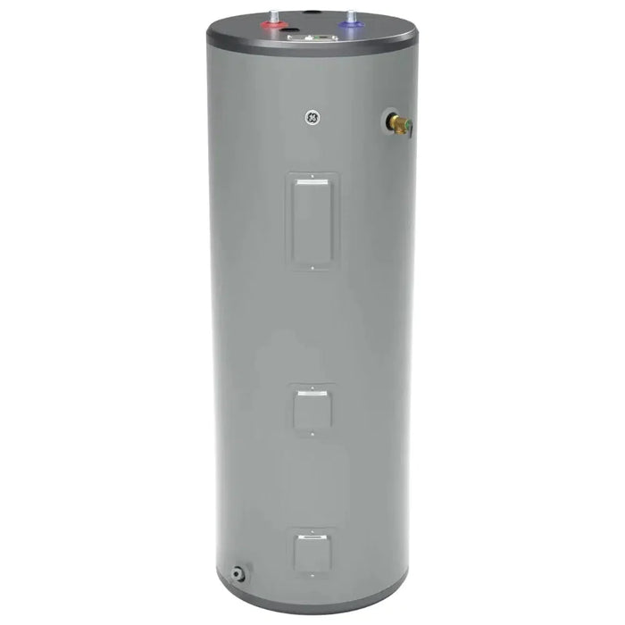 GE RealMAX Choice Model 50 Gallon Capacity Tall Electric Water Heater - Front View