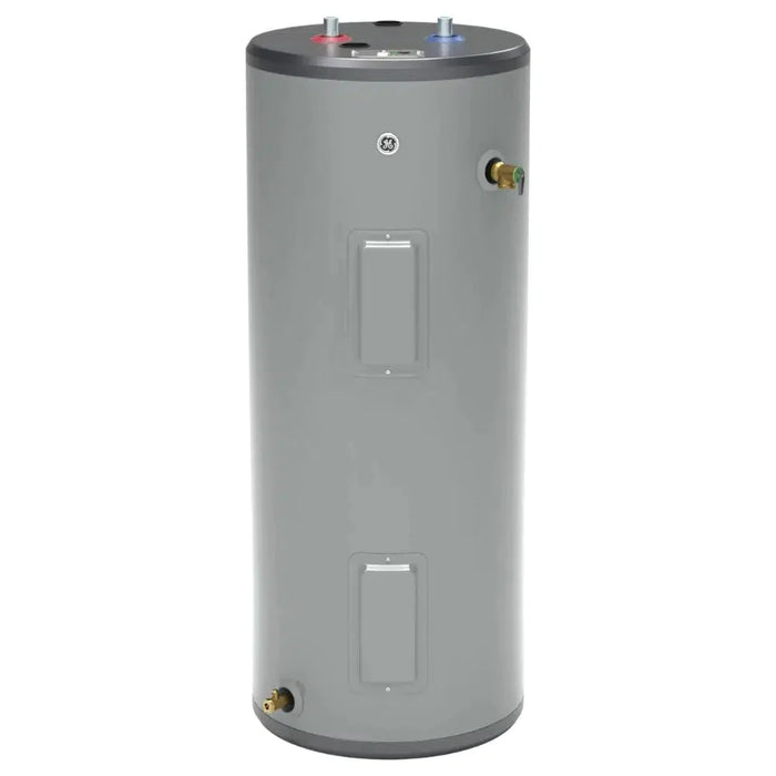 GE RealMAX Premium Model 30 Gallon Capacity Tall Electric Water Heater - Front View