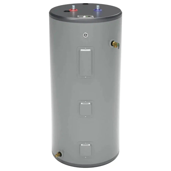 GE RealMAX Premium Model 50 Gallon Capacity Short Electric Water Heater - Front View