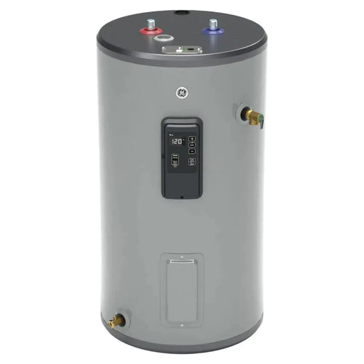 GE Smart Premium Model 30 Gallon Capacity Short Electric Water Heater - Front View