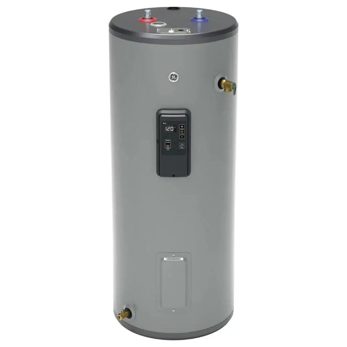 GE Smart Premium Model 30 Gallon Capacity Tall Electric Water Heater - Front View