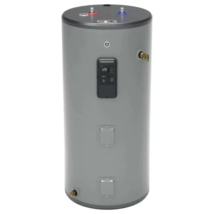 GE Smart Premium Model 50 Gallon Capacity Short Electric Water Heater - Front View