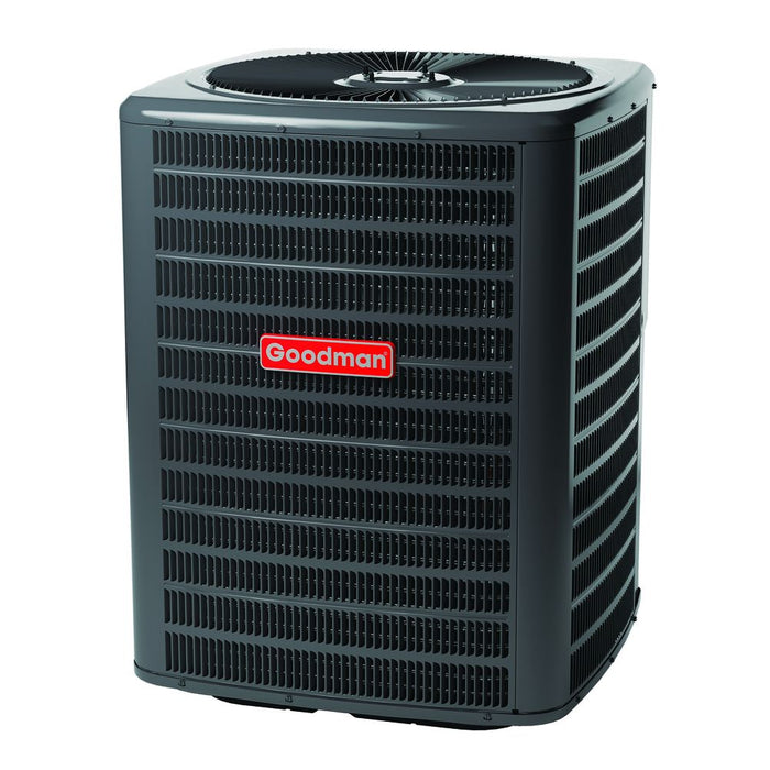 Goodman 1.5 Ton 14.3 SEER2 Single-Stage Air Conditioner Condenser GSXN401810 Front View