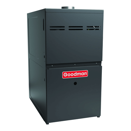 Goodman 80% AFUE 80,000 BTU 2-Stage Gas Furnace - Upflow/Horizontal - 21" Cabinet - 2,000 CFM