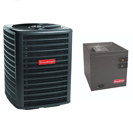 1.5 Ton 14.3 SEER2 Goodman AC GSXB401810 and Vertical Coil CAPTA1818B4 - Bundle View