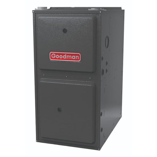 2 Ton 14.4 SEER2 Goodman Heat Pump GSZB402410 and 96% AFUE 80,000 BTU Gas Furnace GMVC960804CN Horizontal System with Coil CHPTA2426B4 - Furnace Front View