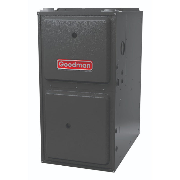 2 Ton 14.4 SEER2 Goodman Heat Pump GSZB402410 and 96% AFUE 60,000 BTU Gas Furnace GMVC960603BN Horizontal System with Coil CHPTA2426B4 - Furnace Front View